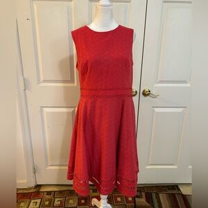 Calvin Klein poppy lace dress, size 12